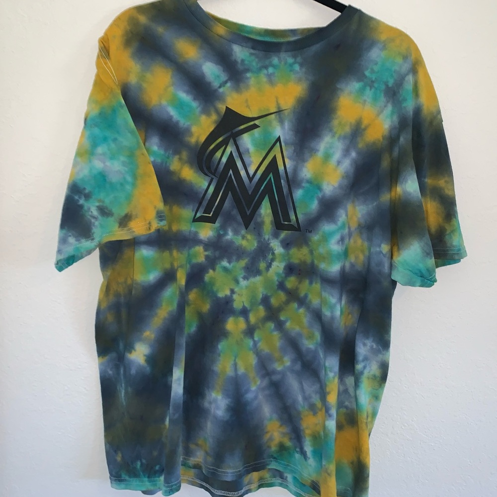Miami Marlins Tye Dye Shirt